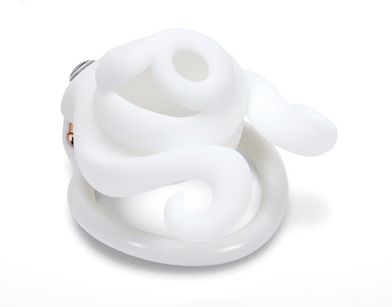 Octopus Motif Three-Color Chastity Cage