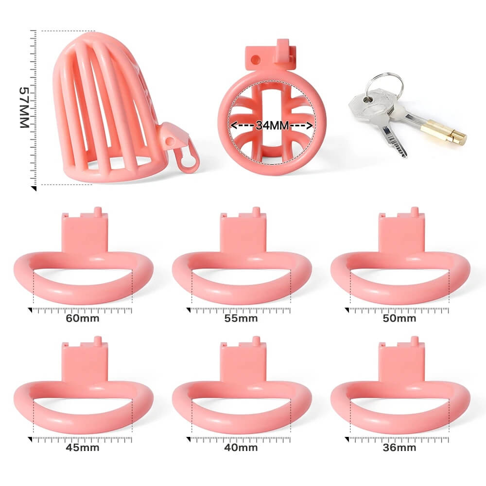 Slave Prison 3D Printed Lightweight Chastity Device