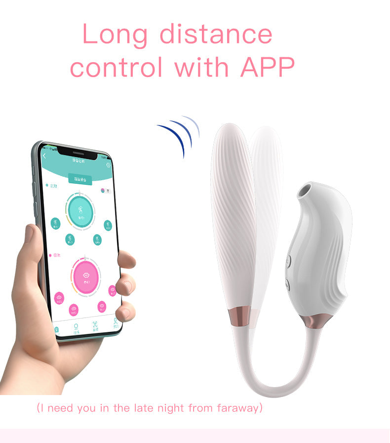 dildo vibrator App Controlled Pulse Bird Female Sucking Massager  - 13