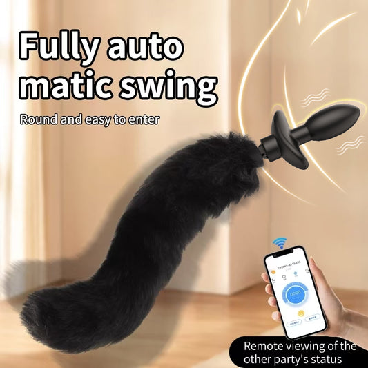 Shake Tail Shock Butt Plug Remotely