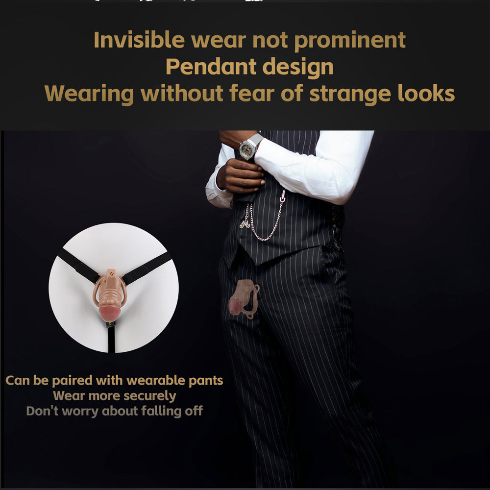 ABS Resin Simulation Penis Chastity Lock