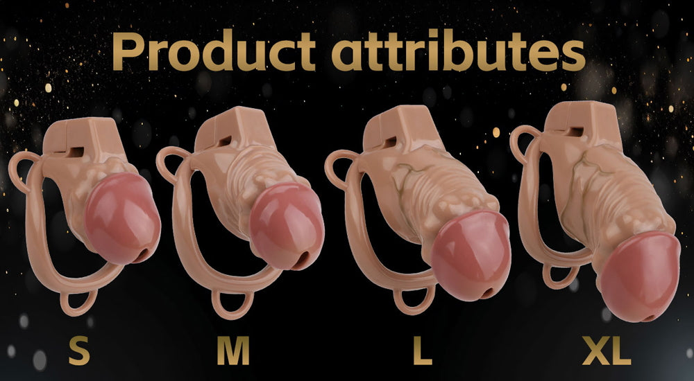 ABS Resin Simulation Penis Chastity Lock