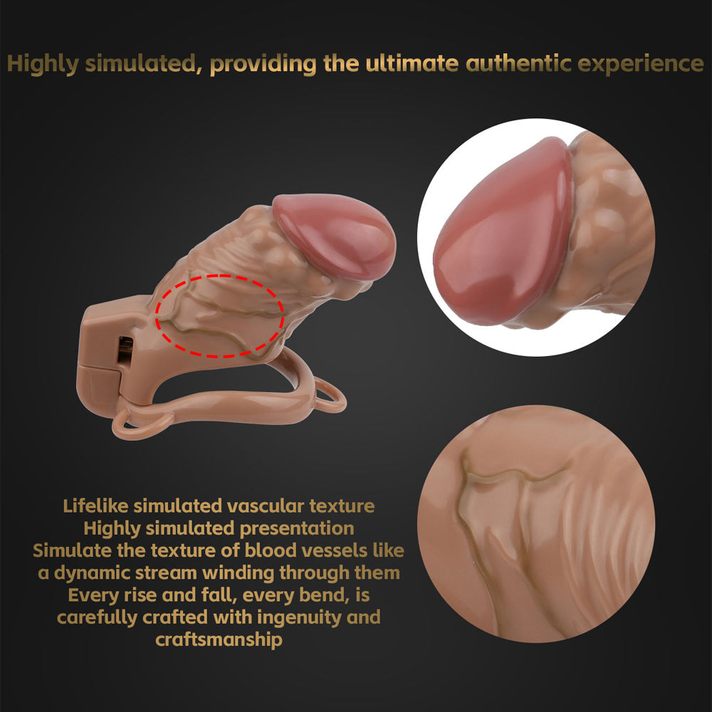 ABS Resin Simulation Penis Chastity Lock
