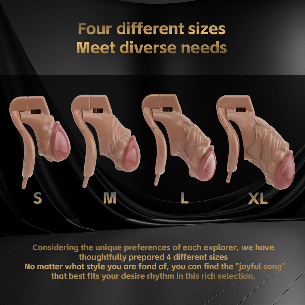 ABS Resin Simulation Penis Chastity Lock