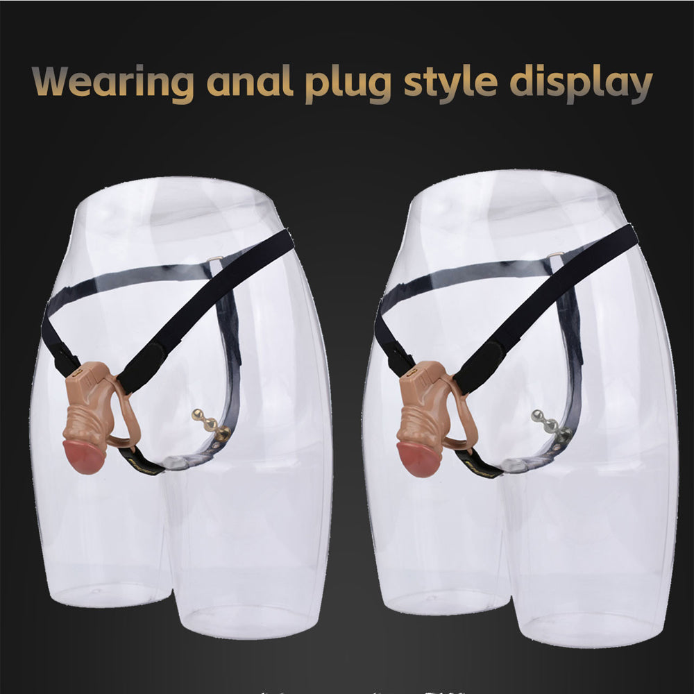 ABS Resin Simulation Penis Chastity Lock