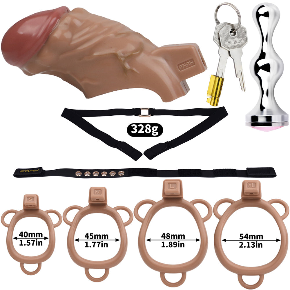 ABS Resin Simulation Penis Chastity Lock
