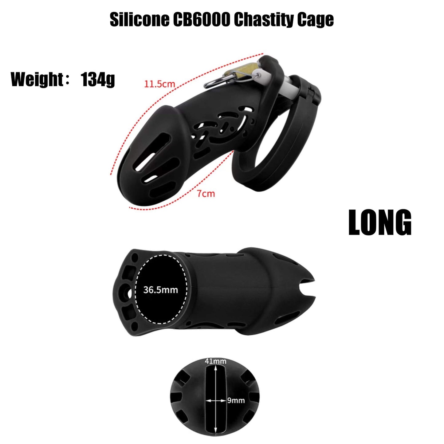 Upgrade CB6000 Silicone Chastity Cage