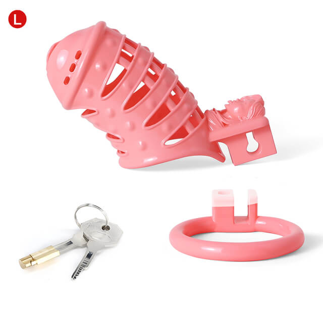 Pink Sissy Spiked 3D Printing Pussy Vaginal