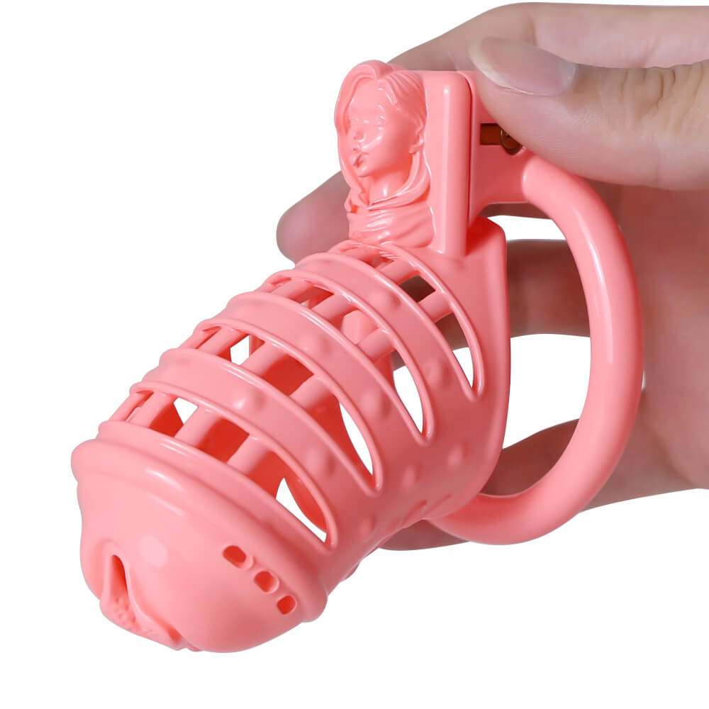 Pink Sissy Spiked 3D Printing Pussy Vaginal