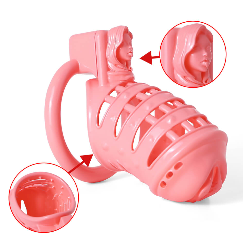 Pink Sissy Spiked 3D Printing Pussy Vaginal