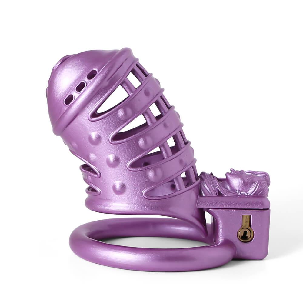 Purple Sissy Spiked 3D Printing Pussy Vaginal