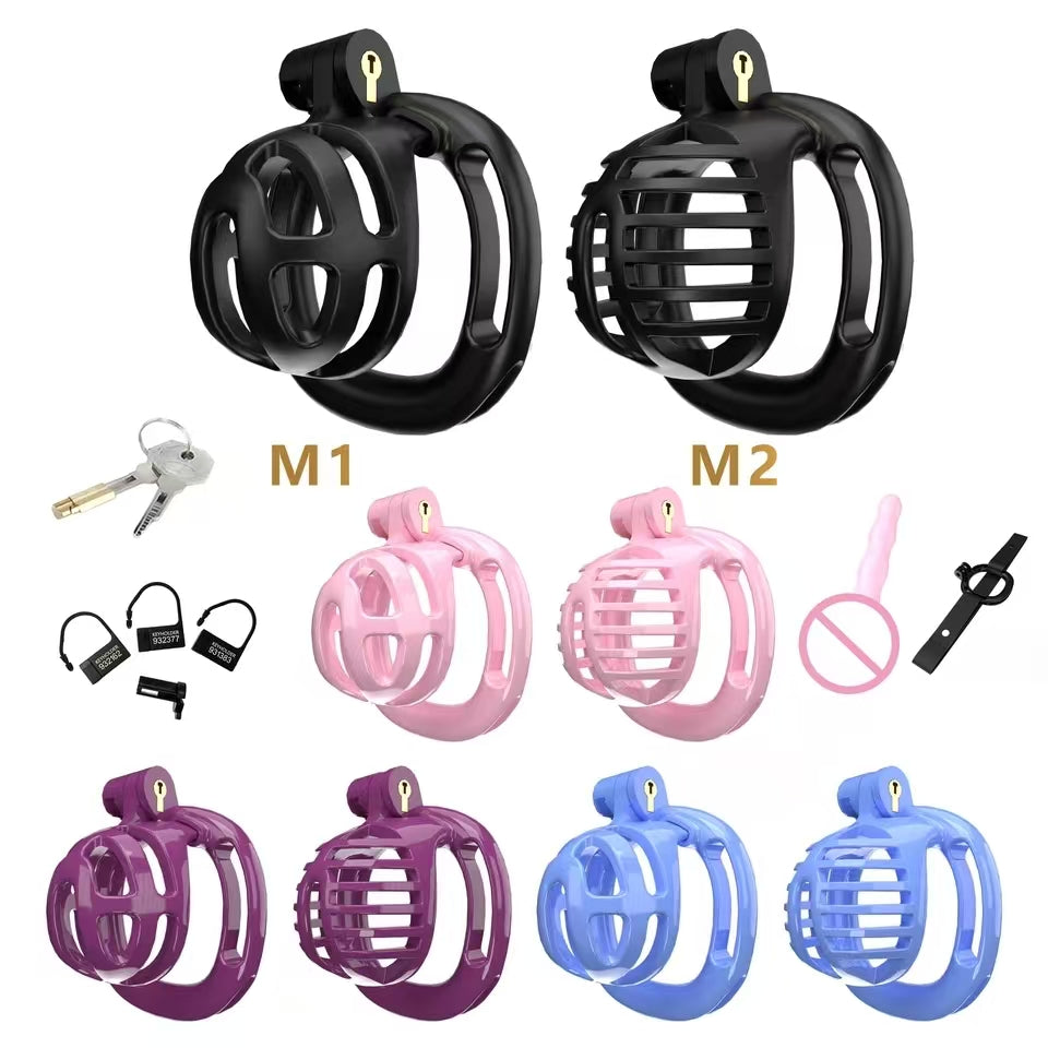 Small Chastity Cage 5 with Catheter Colors to choose