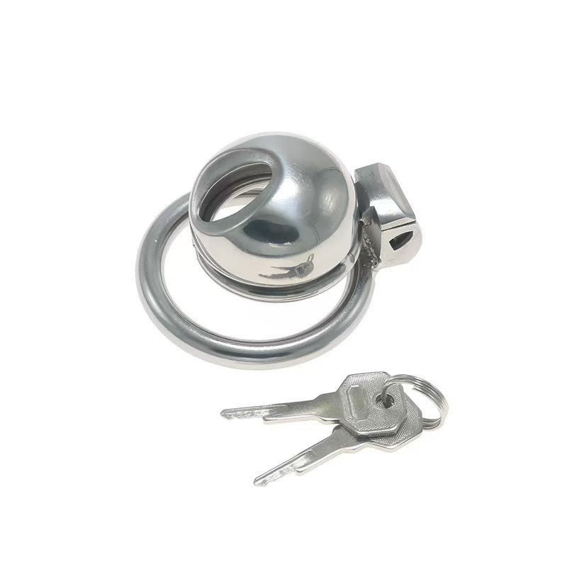 Small Chastity Cage Steel Easy To Pee -5 with keys