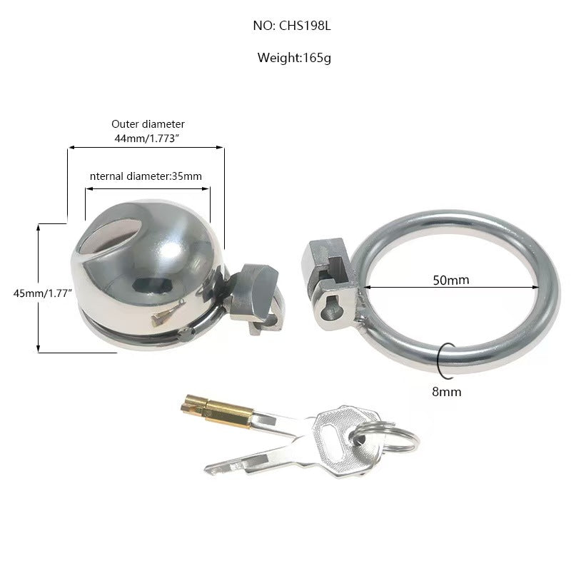 Small Chastity Cage Steel Easy To Pee -size 50mm