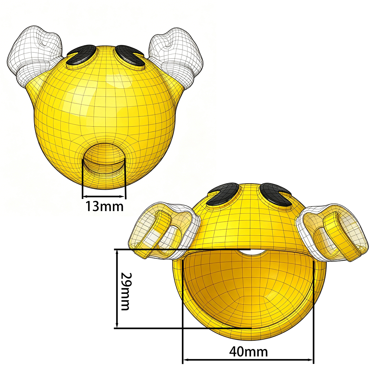 Pac-Man Mini Chastity Cage