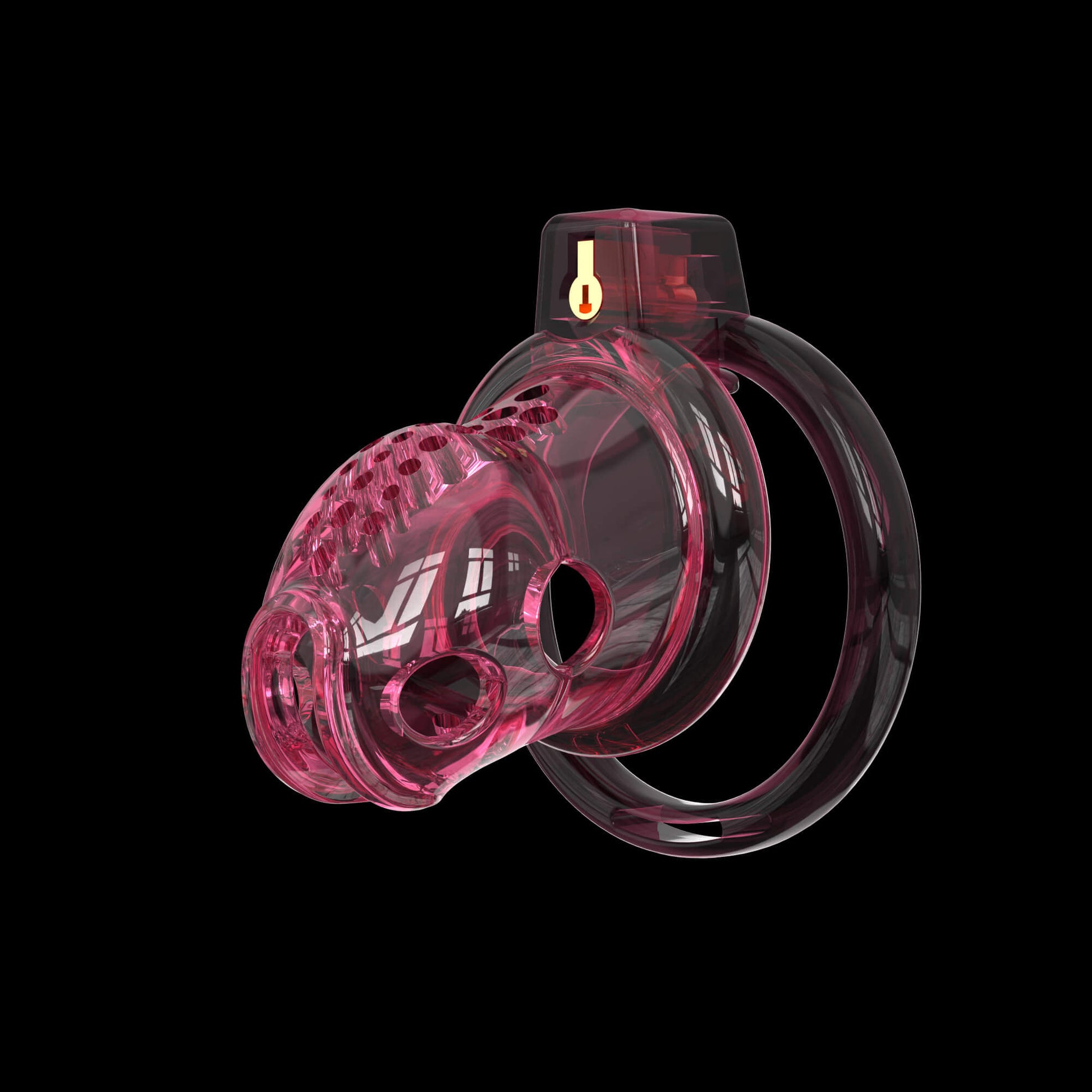 Soft Cage For Permanent Chastity Bondage - small pink cage