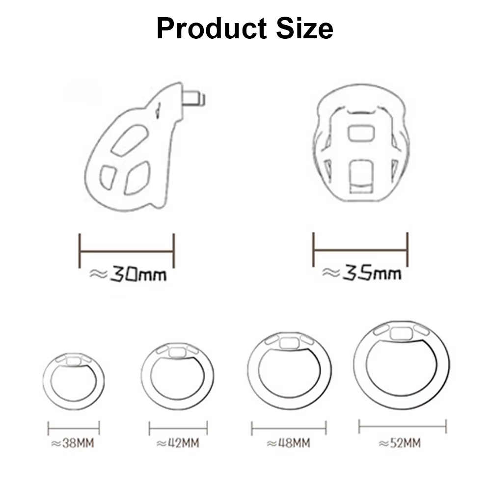 Soft Rubber Cobra Chastity Discreet