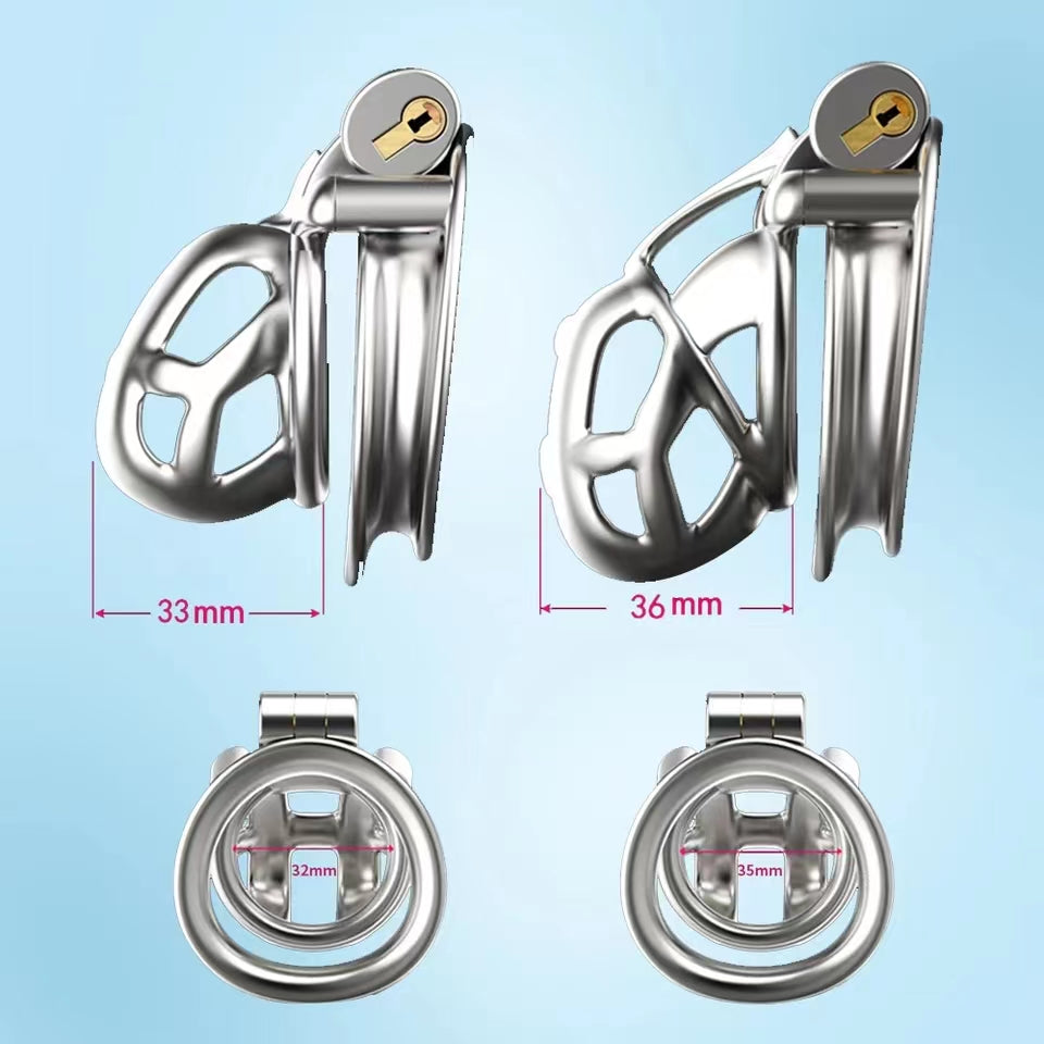 Metal Cobra Chastity Cage 6.0