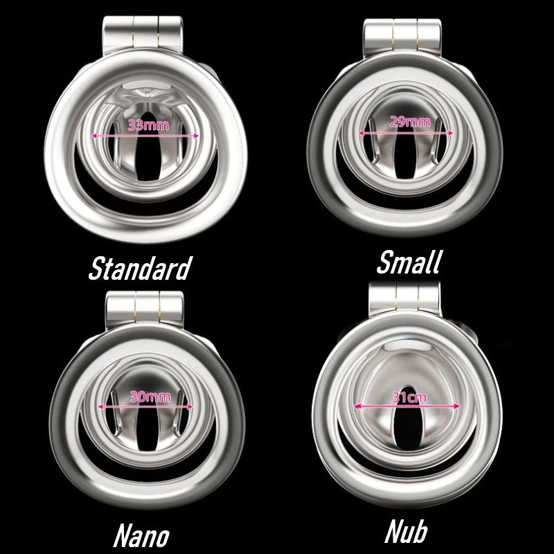 Nub Stainless Steel Python V7.0 Chastity Cage