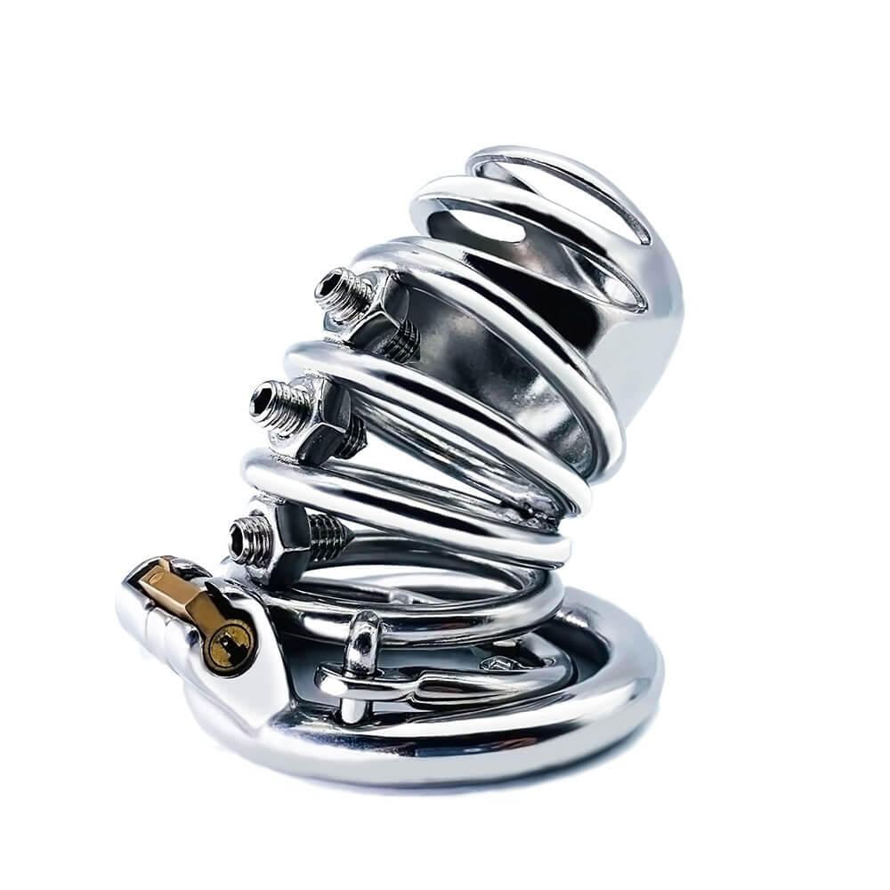 Stainless Steel With Urine Orifice Chastity Device