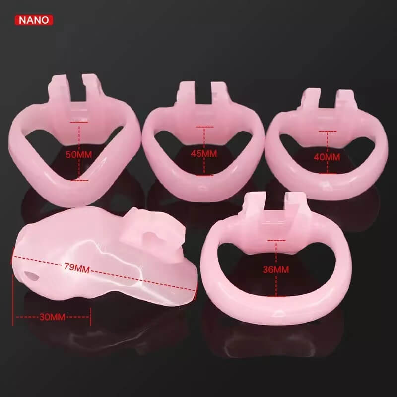 The NANO-Tight V4 Chastity Cage 1.18 Inches Long