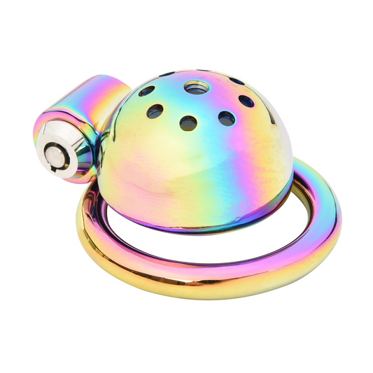 The Press-Type Jarhead Metal Chastity Cage