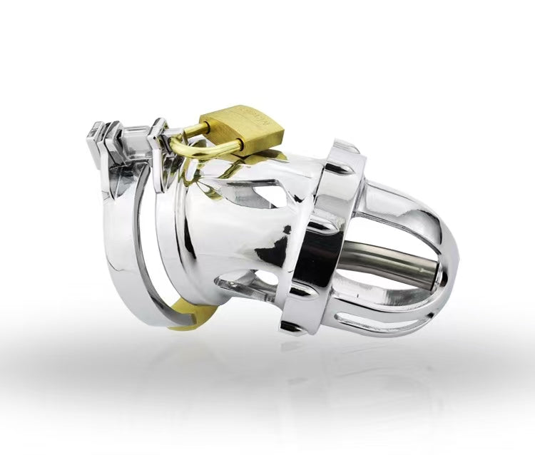 Titanium Alloy Metal Chastity Cage