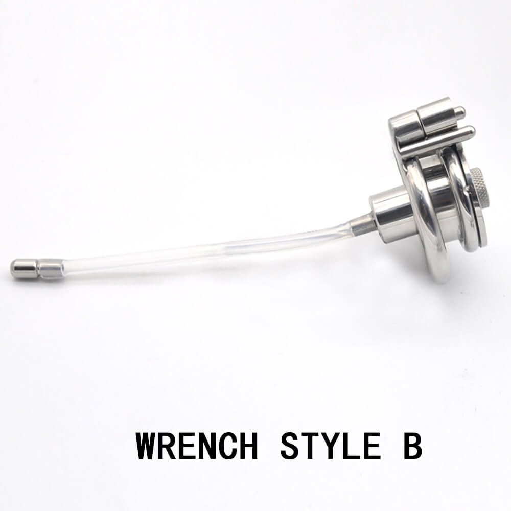 Urethral Inverted Chastity Device - Wrench Version