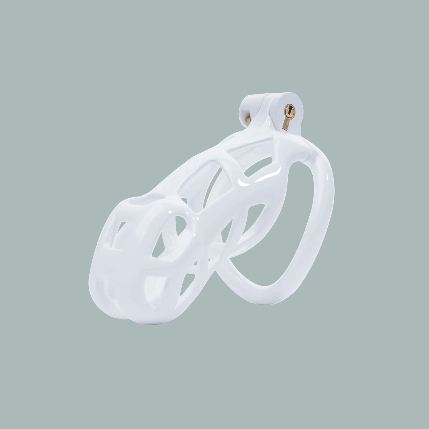 White Cobra Chastity Cage Kit 1.77