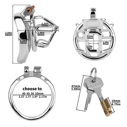 304 Stainless Steel Chastity Cage