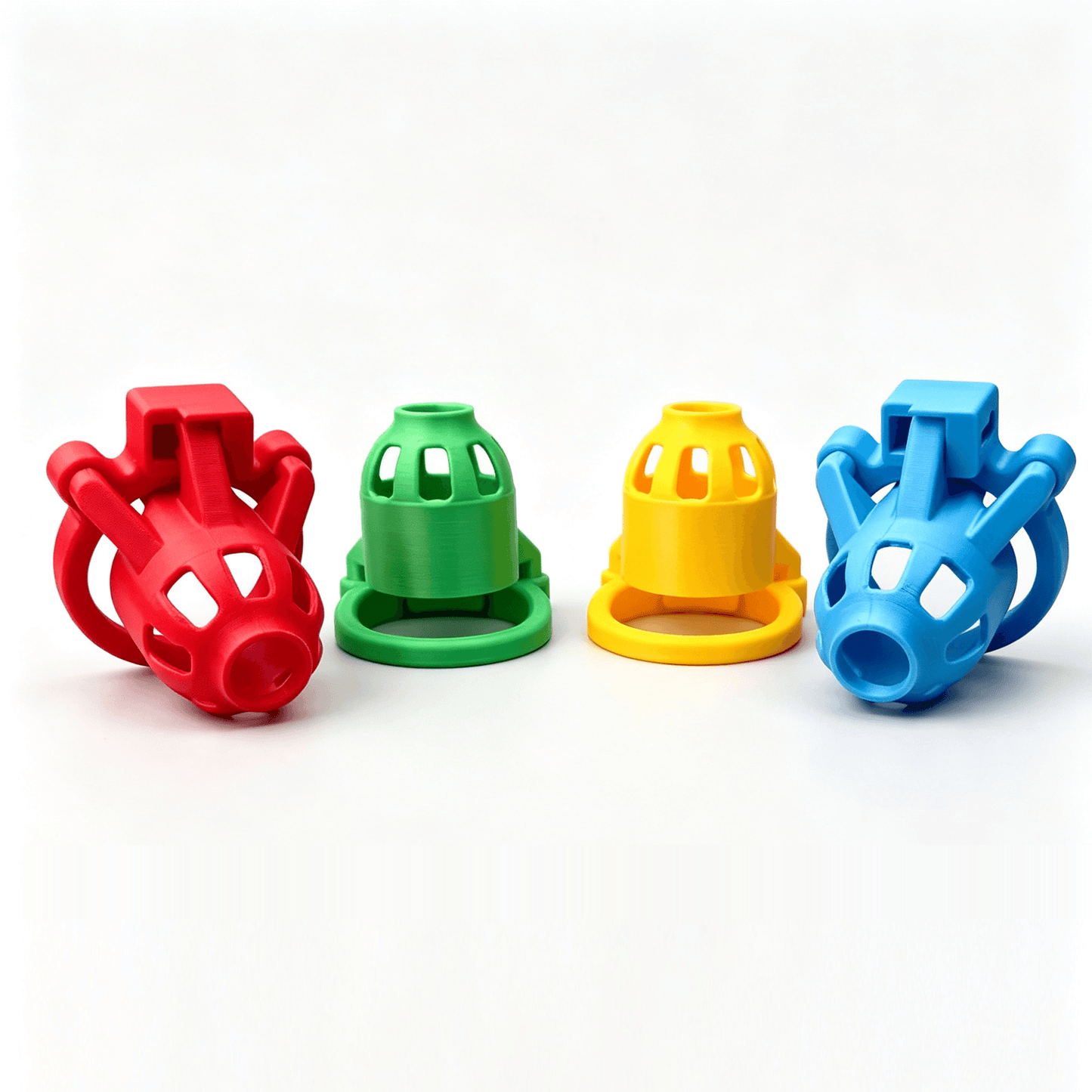 Cannon Form Four-Color Chastity Cage