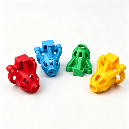 Cannon Form Four-Color Chastity Cage