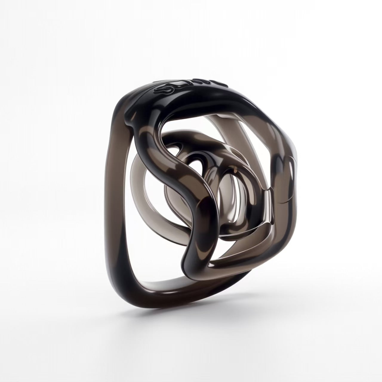 Sculpted Double-Bar Chastity Cage