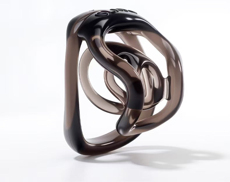 Sculpted Double-Bar Chastity Cage
