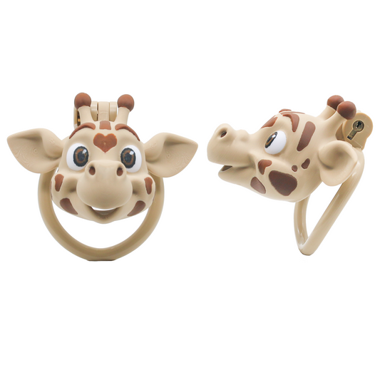 Giraffe Silhouette 3D Chastity Cage