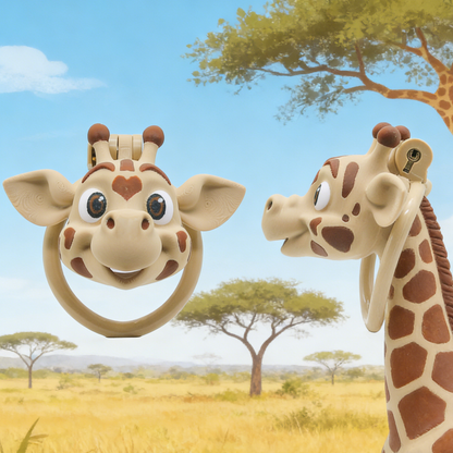 Giraffe Silhouette 3D Chastity Cage