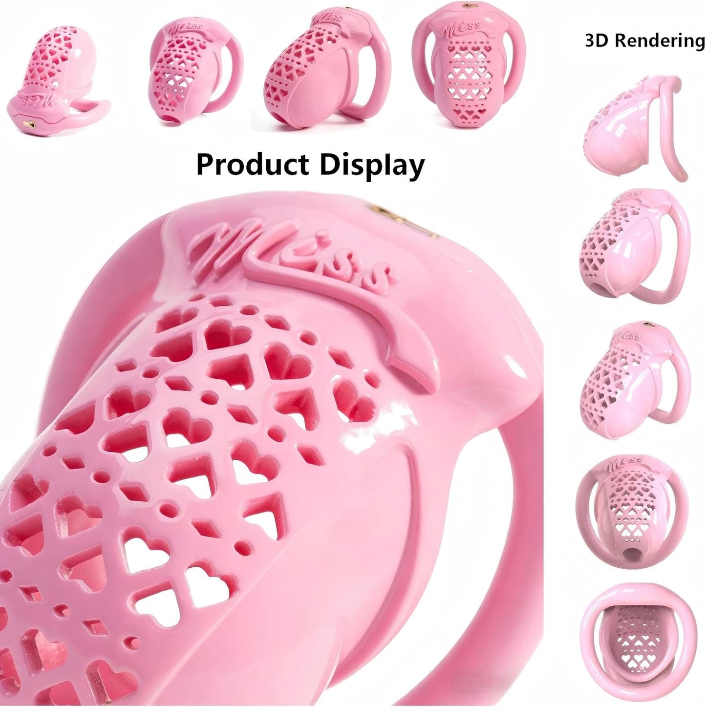 New Resin 3D Chastity Cage