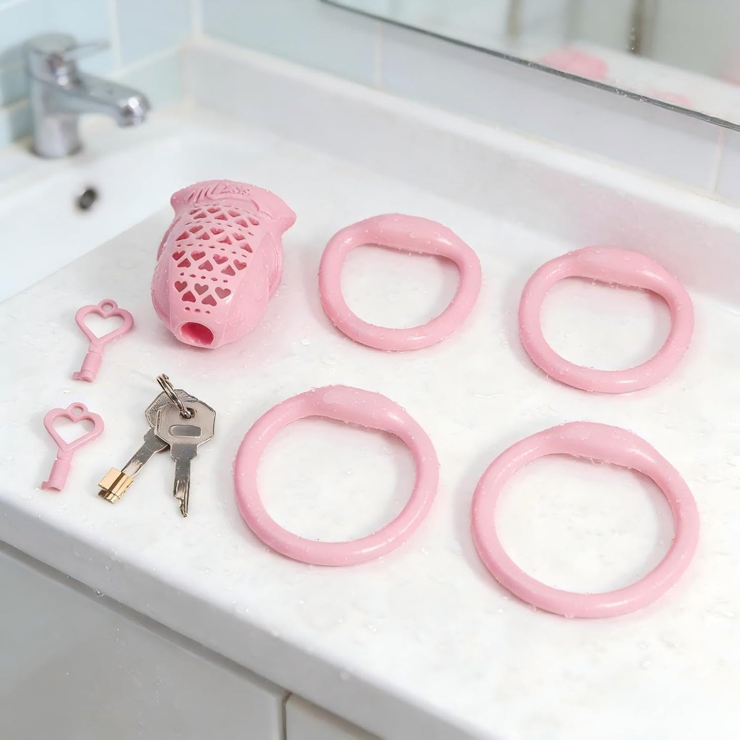 New Resin 3D Chastity Cage