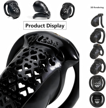 New Resin 3D Chastity Cage