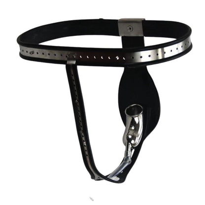 Locked and Loaded Anal Bead Male Chastity Belt
