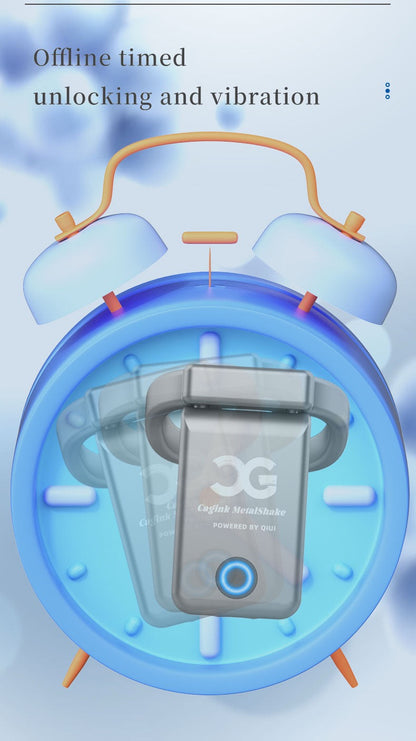 NEW Cagink Metal Vibrating Chastity Cage Remotely - 7