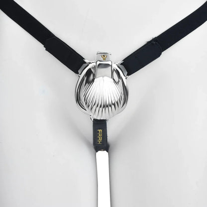 Small Sissy Shell Design Chastity Cage