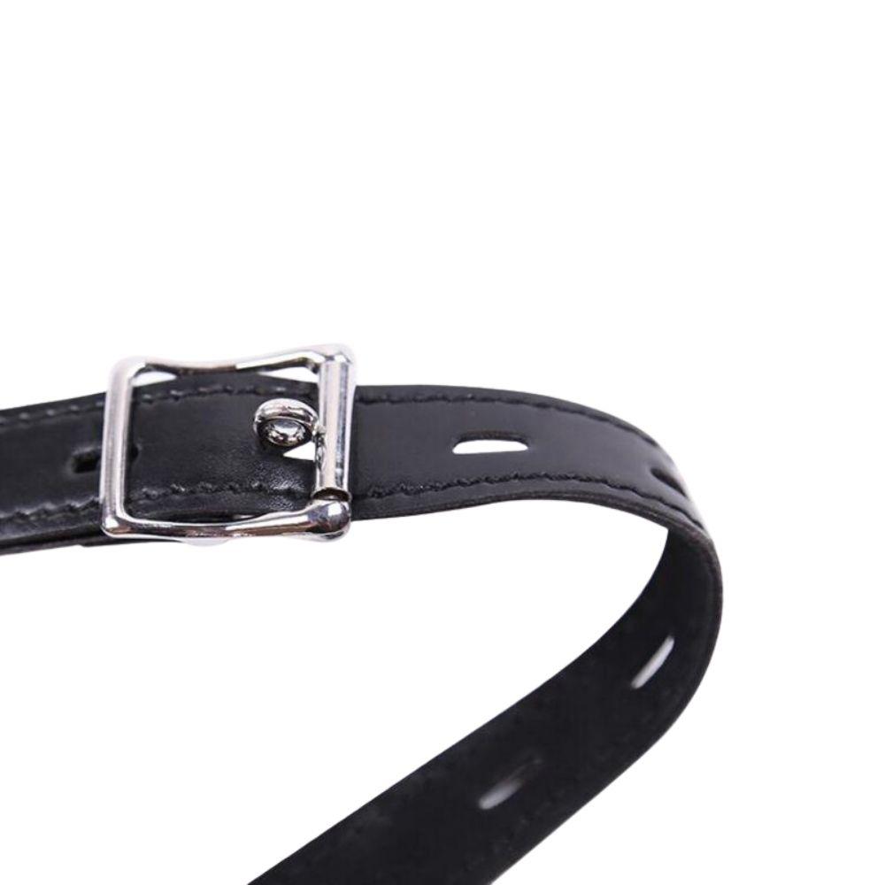 Black Riveted Basket Male Chastity Belt