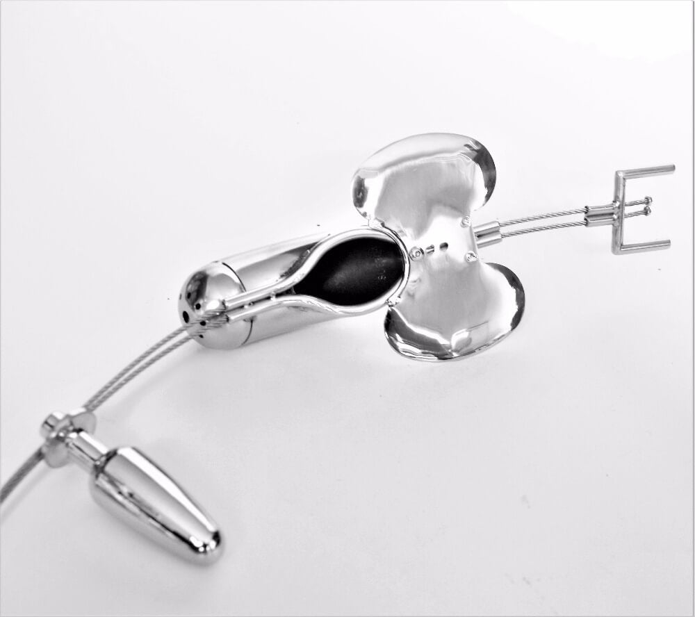 Segmented-Waist Adjustable Male Chastity Belt