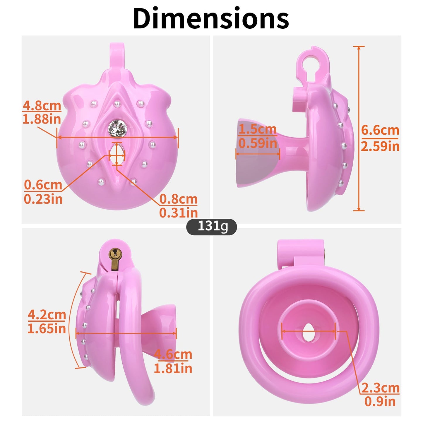 Beast Dragon Time Tide Chastity Cage