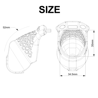 First Cage 3D Resin Chastity Cage