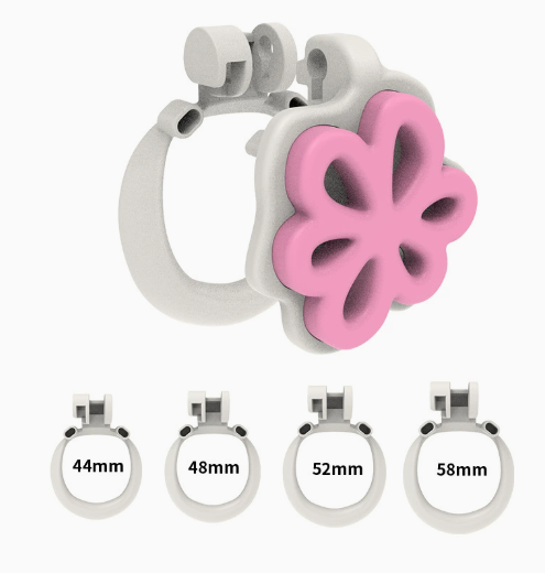 Flat Bloom Harmony Chastity Cage