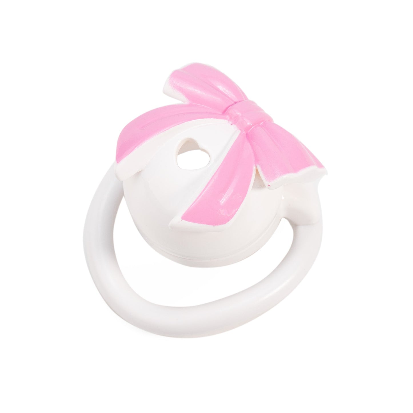 Invisible Bowknot Lid Chastity Cage