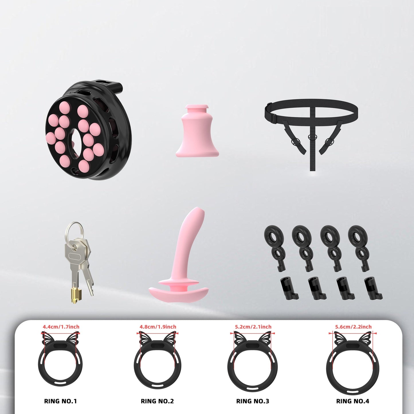 breathable-panel‌-chastity-cage-with-silicone-rings 1