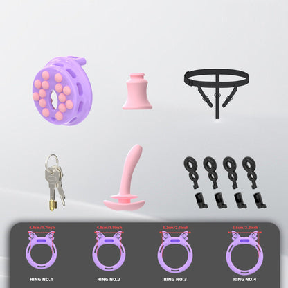 breathable-panel‌-chastity-cage-with-silicone-rings 5